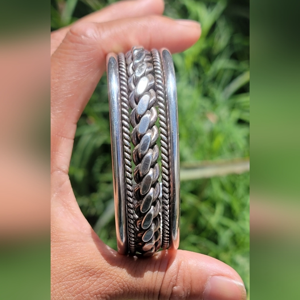 Amazing Solid 925 Sterling Silver Native American… - image 2